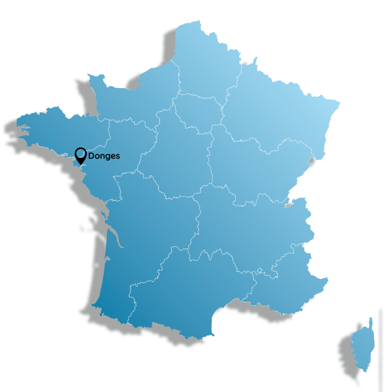 Carte de France_Donges